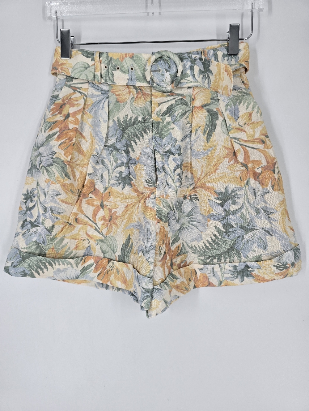 Significant Other Ophelia High Waist Shorts in Island Bouquet Size 2 NEW